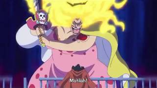 EPIC!!! momen Jinbei berhasil memukul mundur Big Mom - OP864 SUB INDO