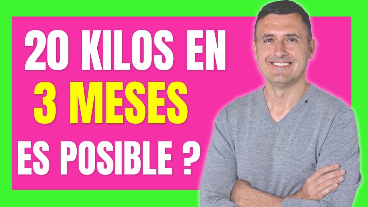 🔥 Es Posible ADELGAZAR 20 kilos en 3 meses a cualquier EDAD? - YouTube