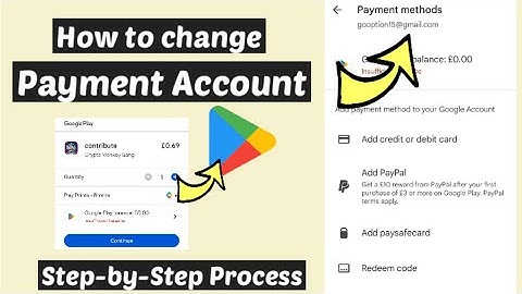 Change Google Play Payment Account ID | How do I switch my Google account to make in-app purchases
