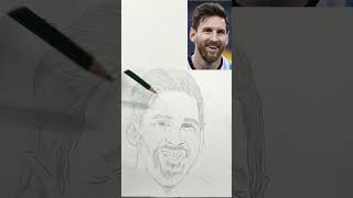 رسم ميسي #ميسي #messi #drawing  #shorts