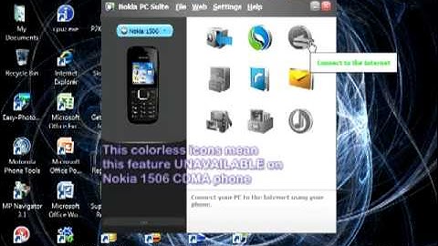 Nokia 1506 CDMA get connected to PC using Nokia PC Suite