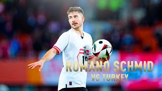 Romano Schmid vs Turkey | 1 Assist✨ | Austria