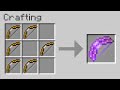 Minecraft UHC but you can craft BOWS from any item you want...