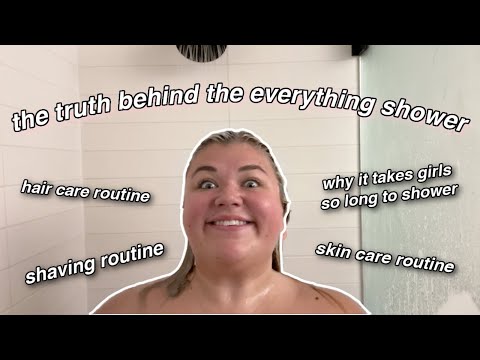 my *EXTRA AF* everything shower routine