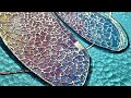 CRACKED GOLD ACRYLIC POUR FLUIDART PAINTING DRAGONFLY tutorial #art #painting #creative #diy