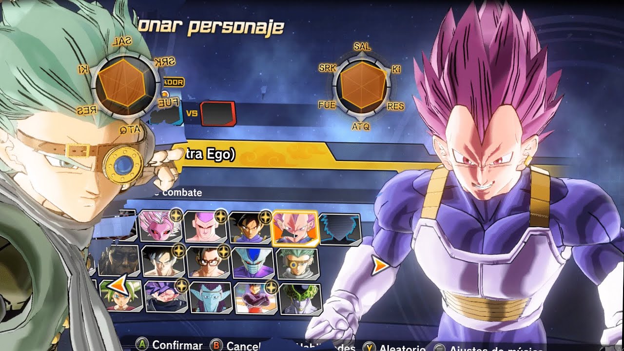 vegeta ultra ego vs granolah el guerrero supremo xenoverse 2 mods