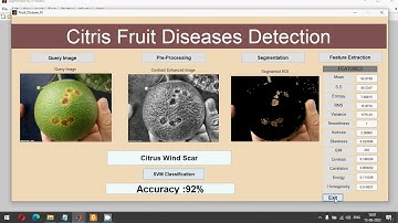Citrus Fruits Diseases Detection and Classification Using MATLAB | Image Processing