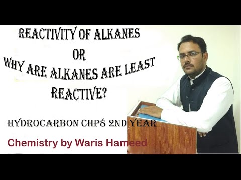 Reactivity of Alkanes | Aliphatic Hydrocarbons | 2nd year CH#8 P#8.3 by Waris Hameed