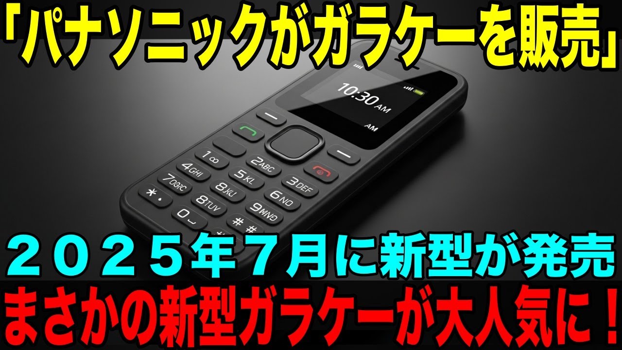 【海外の反応】「パナソニックの新発売ガラケーが世界で大人気!?」携帯事業撤退から12年後の今、なぜ7月に新型ガラケーを発売したのか?【日本称賛 ...