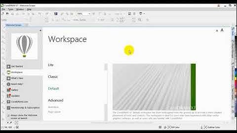 Tự học CorelDraw x7  - Bài 1. Giới thiệu phần mềm thiết kế CorelDraw X7