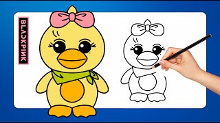 How To Draw Blackpink Lisa Ppeu Plush Step by Step | Easy Drawing Tutorial