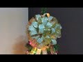 DIY: Moño para el árbol de navidad