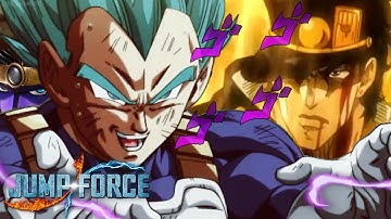 Jotaro Stops Time On SSGSS Vegeta! Star Platinum THE WORLD! Jump Force Online Ranked