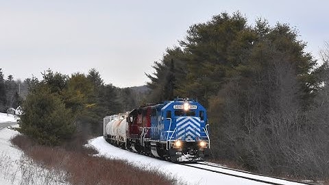 A Late Afternoon CP F13 Heads South to Searsport -2/18/21