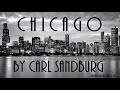 Chicago de carl sandburg  pome complet  les meilleurs livres audio