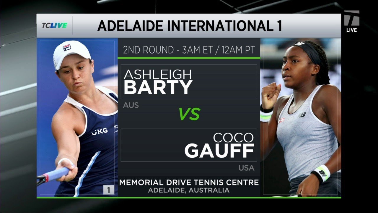 Tennis Channel Live Barty vs