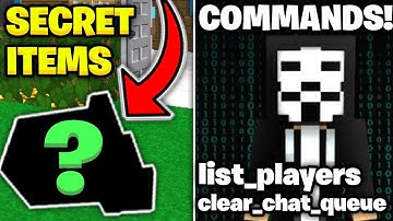 ⁉️ SECRET ITEMS! + CLIENT COMMANDS! + LIST PLAYERS! + AND MORE!+ | @XREALM 🐼