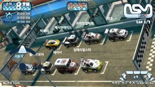 미니모터레이싱 for Kakao - 세밀한 조작으로 화려한 코너링을 즐기자! screenshot 4