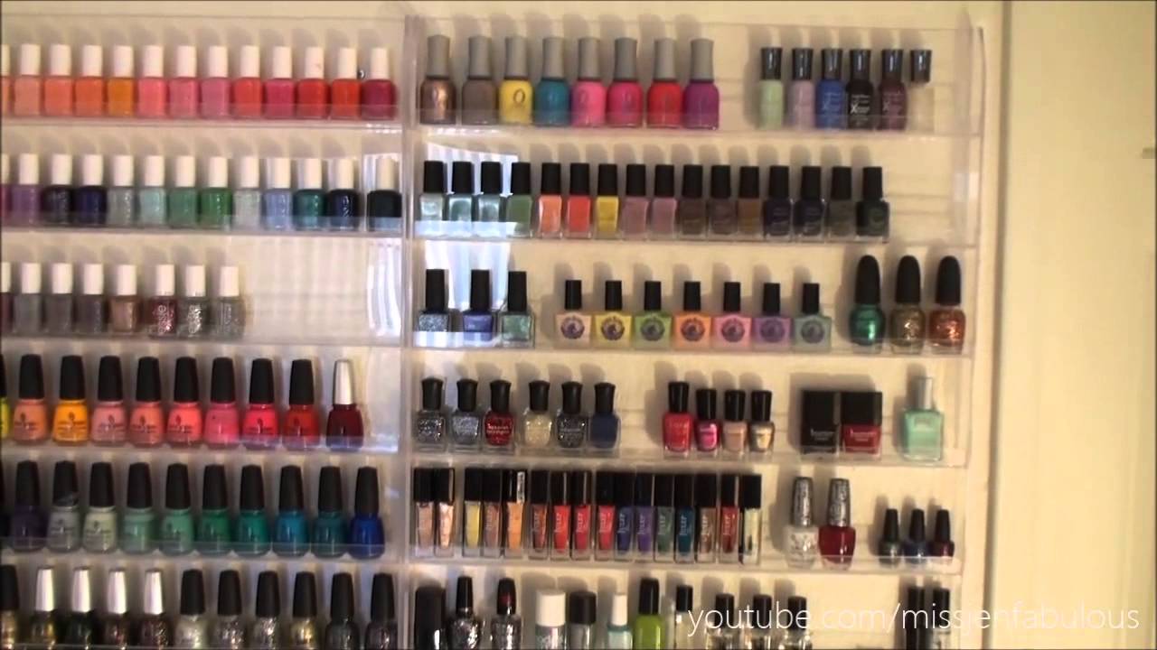 How to apply colour nail polish professionally - YouTube