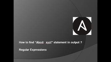 Match pattern in Ansible debug output using regular expressions. Starting from scratch about regex