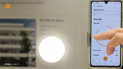 Connected lighting with Bluetooth Mesh | STEINEL CONNECT APP | How to configure step by step