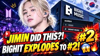 Full 🚨 JIMIN JUST SHOOK THE K-POP INDUSTRY! 😱 BIGHIT MUSIC HITS #2 IN KOREA! 💜🔥 Update