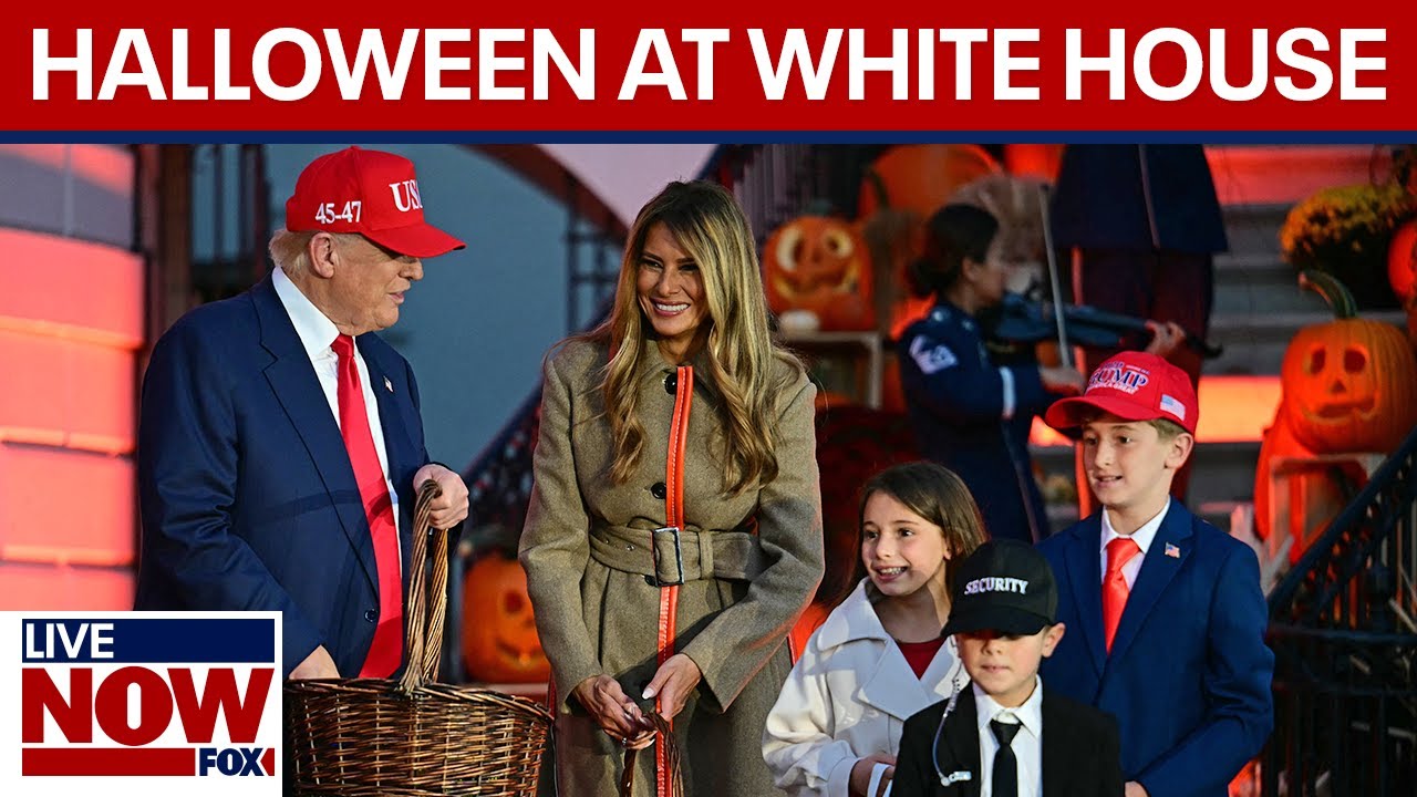 President Trump and First Lady host Halloween event at White House | LiveNOW from FOX