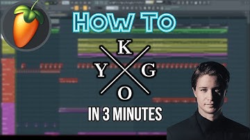How To TROPICAL HOUSE Like KYGO in 3 MINUTES - FL Studio