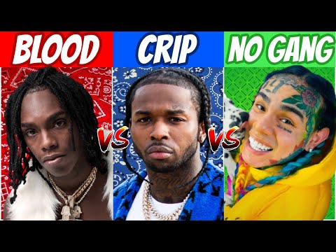 BLOOD RAPPERS vs CRIP RAPPERS vs NO GANG RAPPERS! (2020)