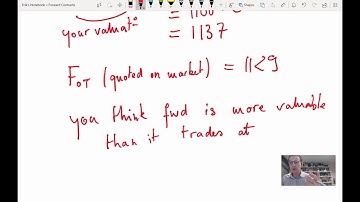 Creating an Arbitrage with Forward Contracts on Stocks