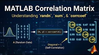 MATLAB Correlation Explained | randn, corrcoef &amp; Understanding Correlation Matrices