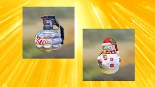 2 Frag Grenades with different explosion effects