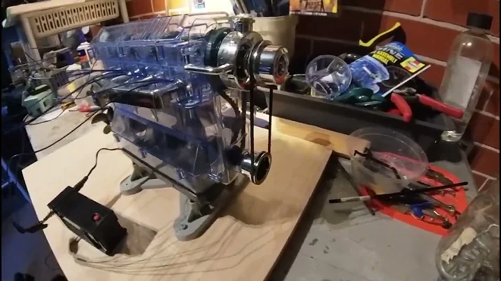 Haynes BUILD YOUR OWN 4-cylinder engine kit, marine application bench test