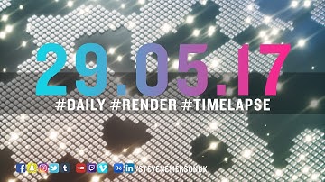 #DAILYRENDER || 29.05.2017 || TIMELAPSE / SPEEDART || MAXON CINEMA 4D || OTOY OCTANERENDER