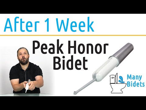 Peak Honor Travel Bidet, Thoughts After 1 Week Use