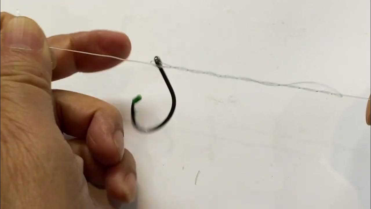 How to tie fishing hook YouTube