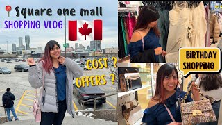 Square one Mall Missisauga | How much shopping in Canada costs ?