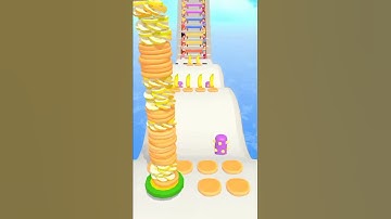 Pancake Run🥪🍌  gameplay walkthrough 🍇(Android iOS games) (All level)17 |#shorts #Pancake #ANXGaming