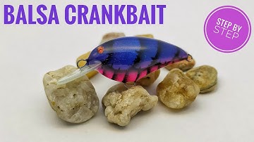 Lure Making - Bass Crankbait Using Balsa - part 2 Jak zrobić wobler na klenie