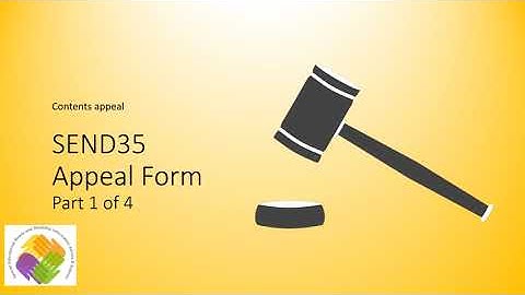 Contents Appeal Form (sections 1-2) - Part 1 of 4