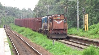 Goods train passing through  Kanjiramattom railway station