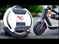 KINGSONG 14D vs XIAOMI M365 🔥ELECTRIC SCOOTER vs ELECTRIC UNICYCLE | REVIEW