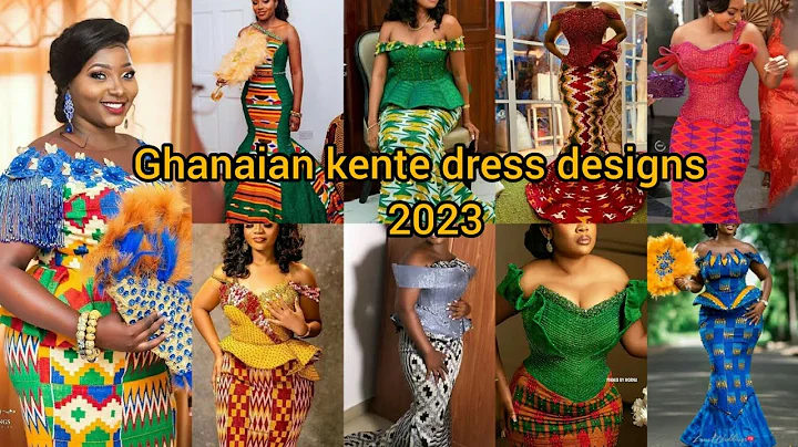 New Ghanaian TraditionalKente styles for engagement|kente dress designs for ladies|African dresses