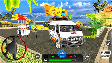 New Van Minibus Driving Games - Minibus Simulator 3D - Bus Game Android Gameplay #2
