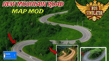 Map Mod Bussid 4.4 - New Mountain Road Map Mod For Bus Simulator Indonesia | Bussid Map Mod |Bussid