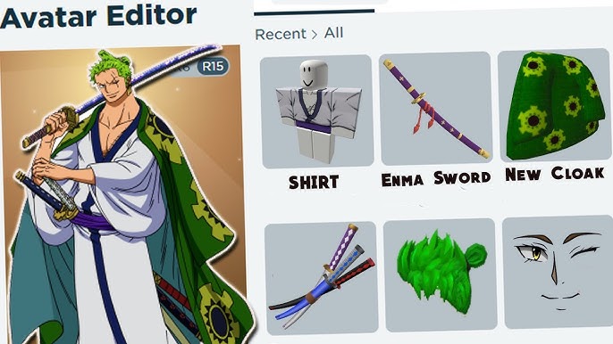 ZORO & SANJI OUTFITS! #robloxoutfits #onepiece #roblox #tbrs #fyp