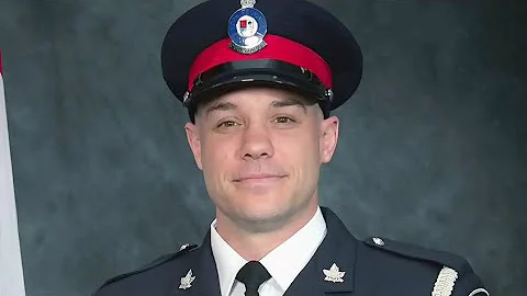 Final tribute at funeral of Ontario officer killed...