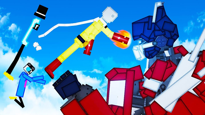 We Made One Punch Man Beat Up Optimus Prime in People Playground!