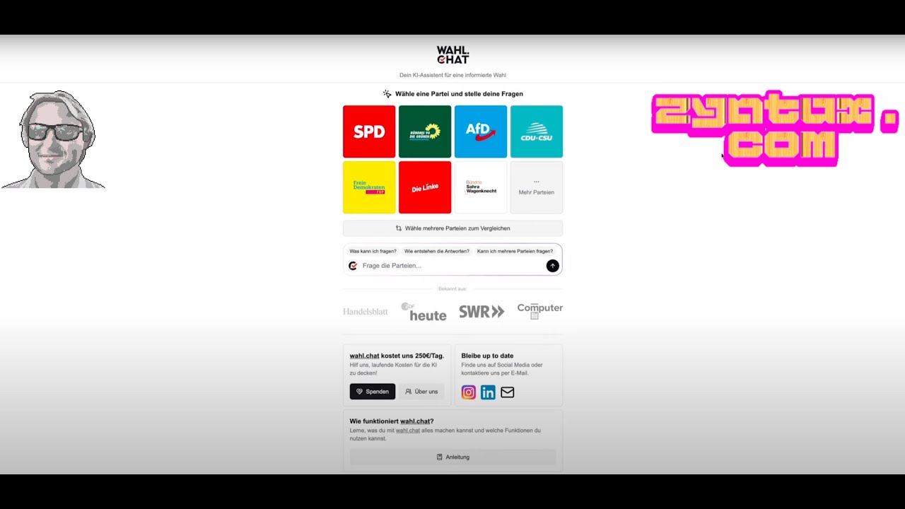 Wahl.Chat: Dein persönlicher Wahlhelfer für die Bundestagswahl 2025 💬🗳️