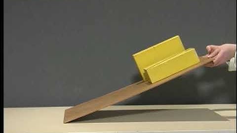 Static Friction - Two Blocks on an Incline